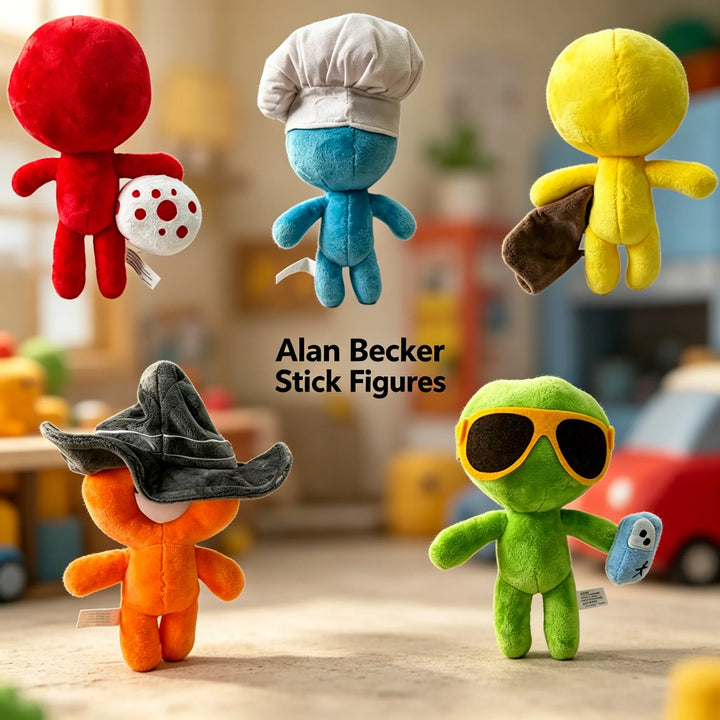 Alan Becker Stick Figure Plush – 22 cm – product view 1