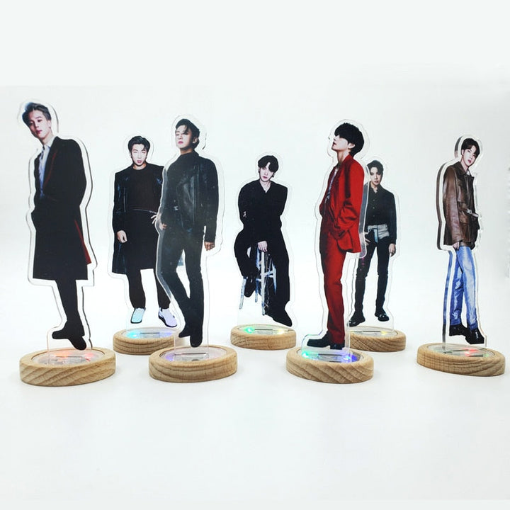 Army Collectibles - Jungkook Jin Rm Jimin Suga Jhope V Acrylic Stand With Light — image 1