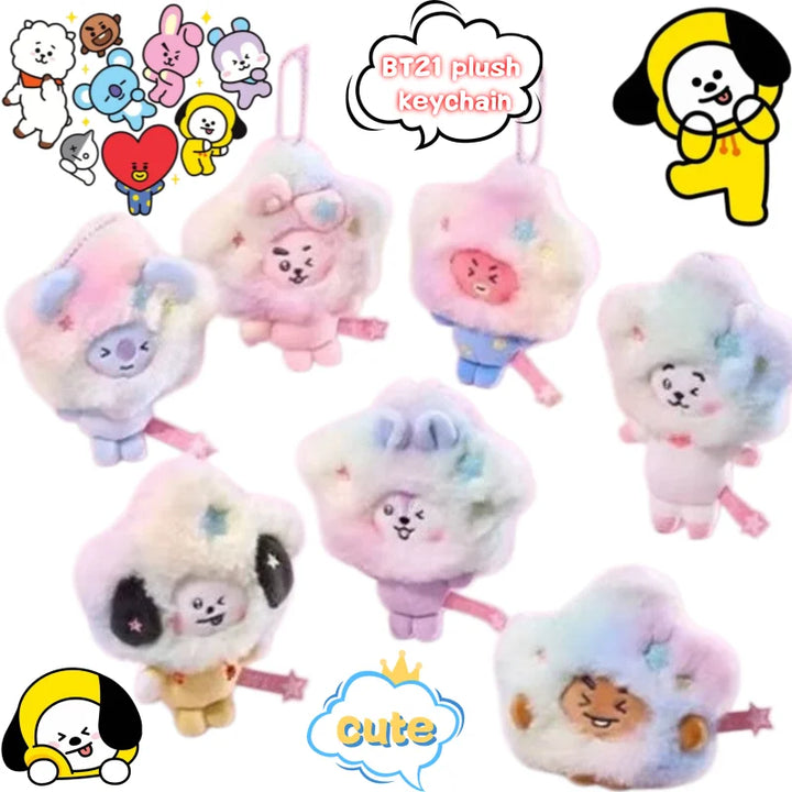 BT21 Character Doll Bag Charm product view