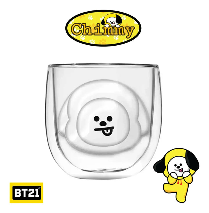 BT21 CHIMMY Glass Cup – view 1