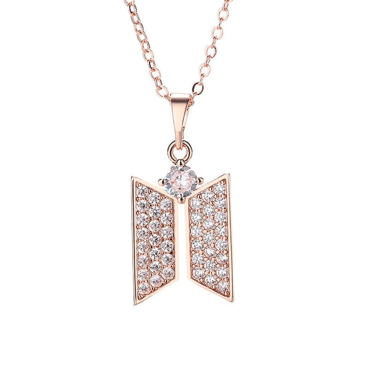 BTS Gold Logo Necklace — source image