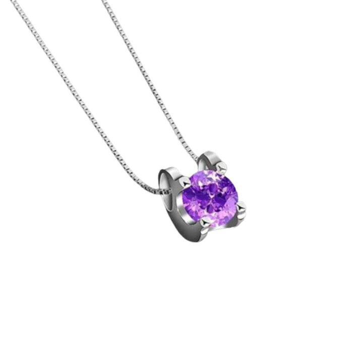 BTS SUGA Crystal Necklace – front product view