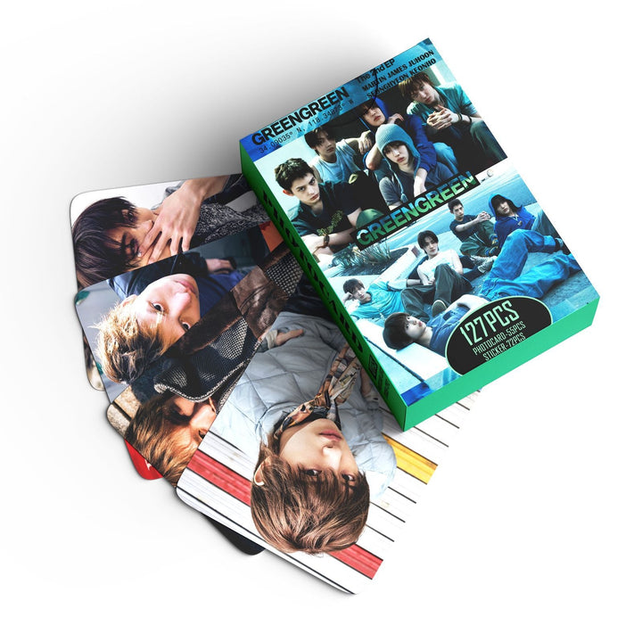 CORTIS GREENGREEN 127-piece photocard and sticker set