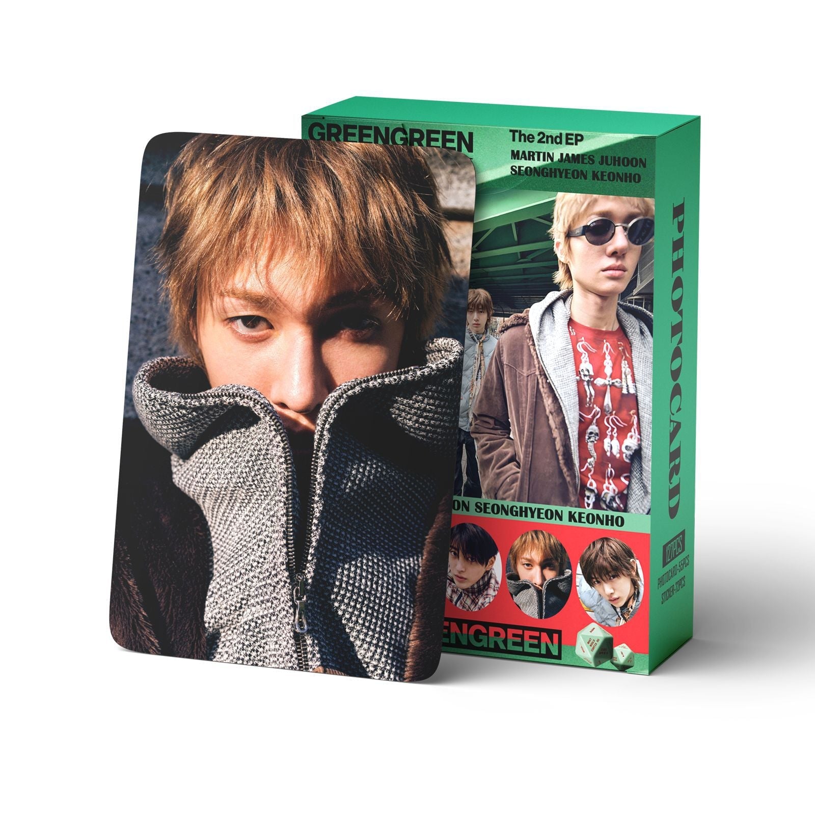 CORTIS GREENGREEN sticker and photocard details