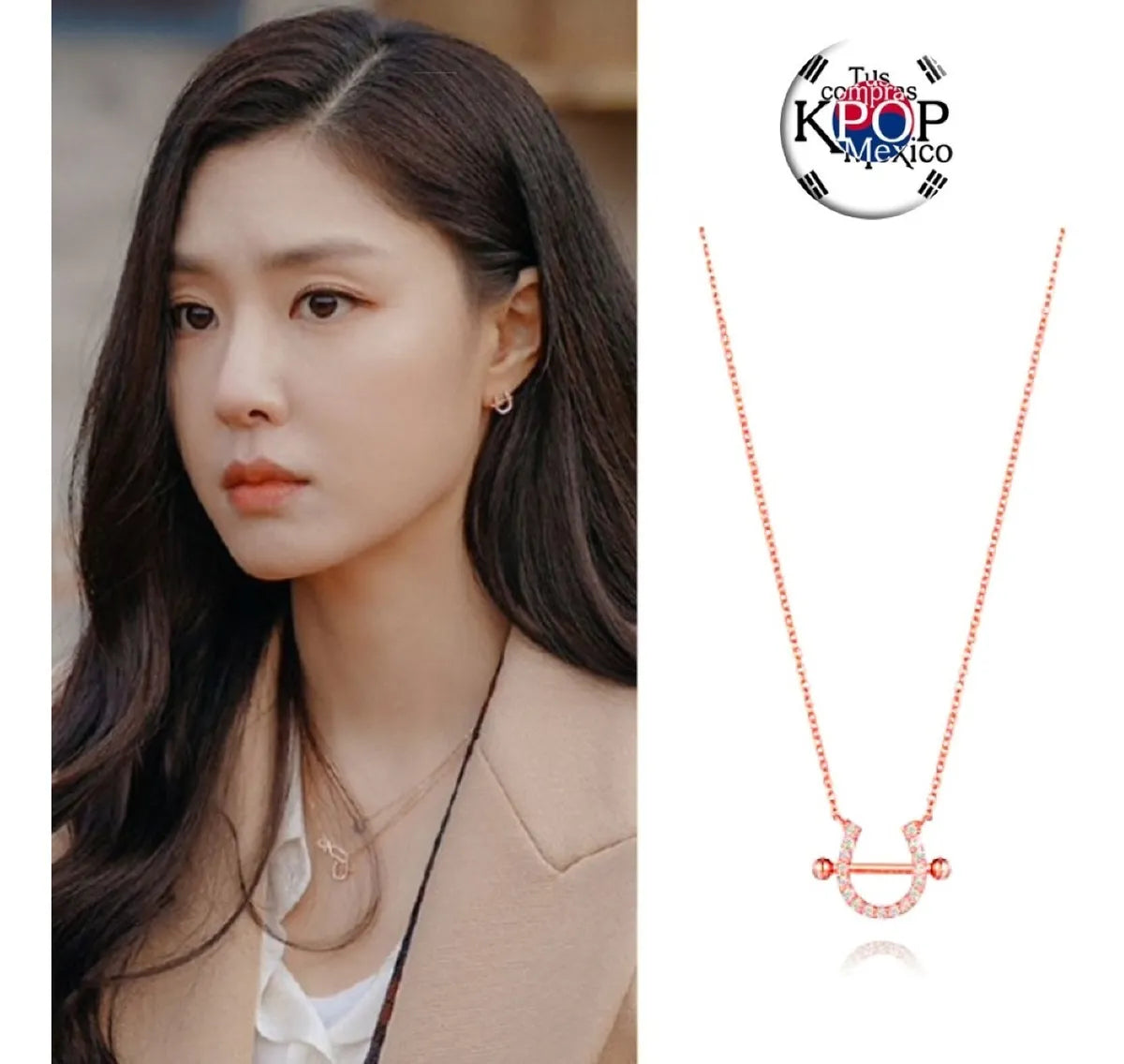 Crash Landing on You Seo Dan Horseshoe Necklace — image 9