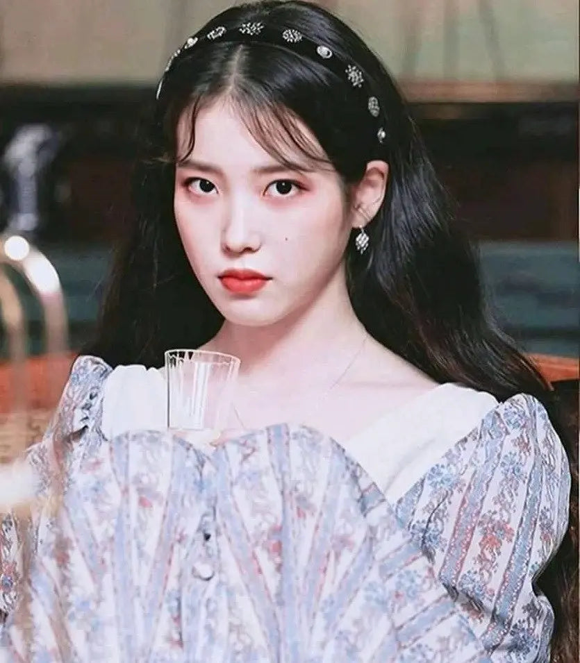 Hotel Del Luna IU Black Velvet Headband — image 6