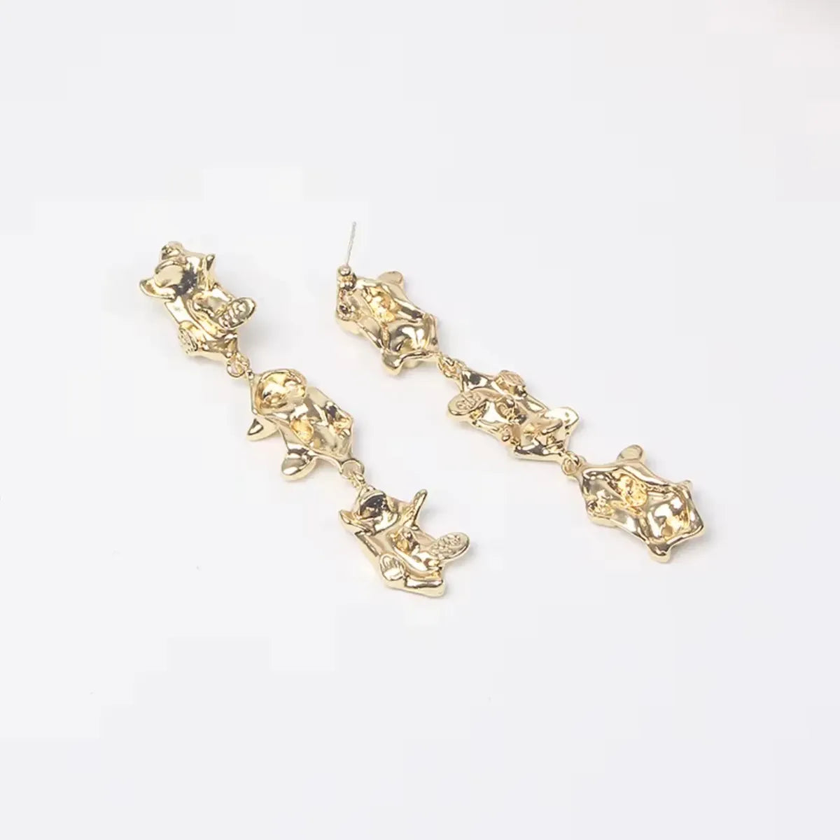 It's Okay to Not Be Okay gold-tone dangle earrings Style 1 – image 6