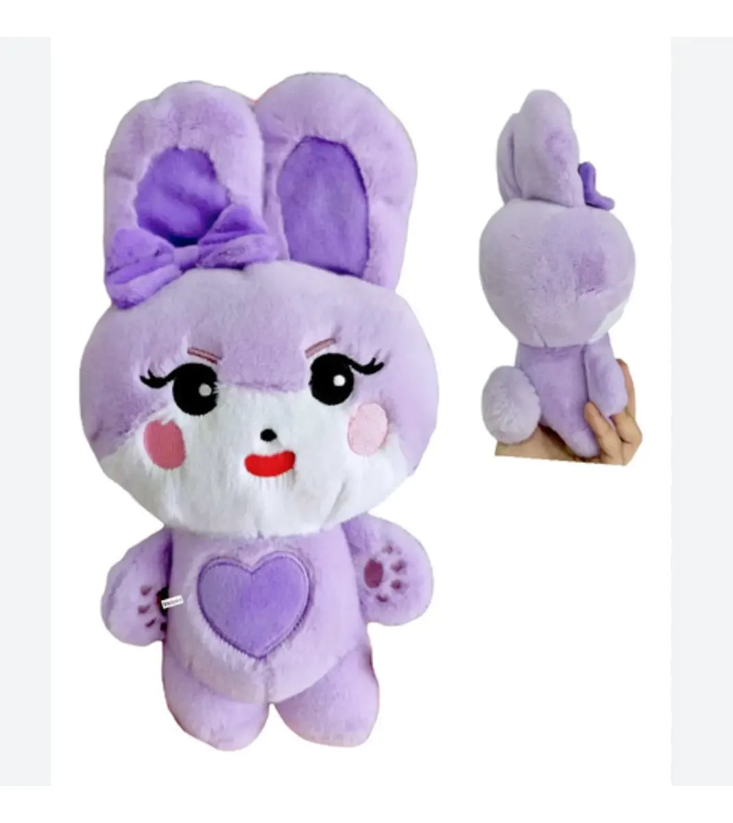 BLACKPINK Jisoo Sooya Purple Bunny Plush – 27 cm — image 3