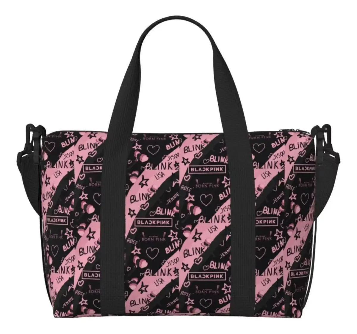 BLACKPINK Logo Shoulder Bag – Black — image 1
