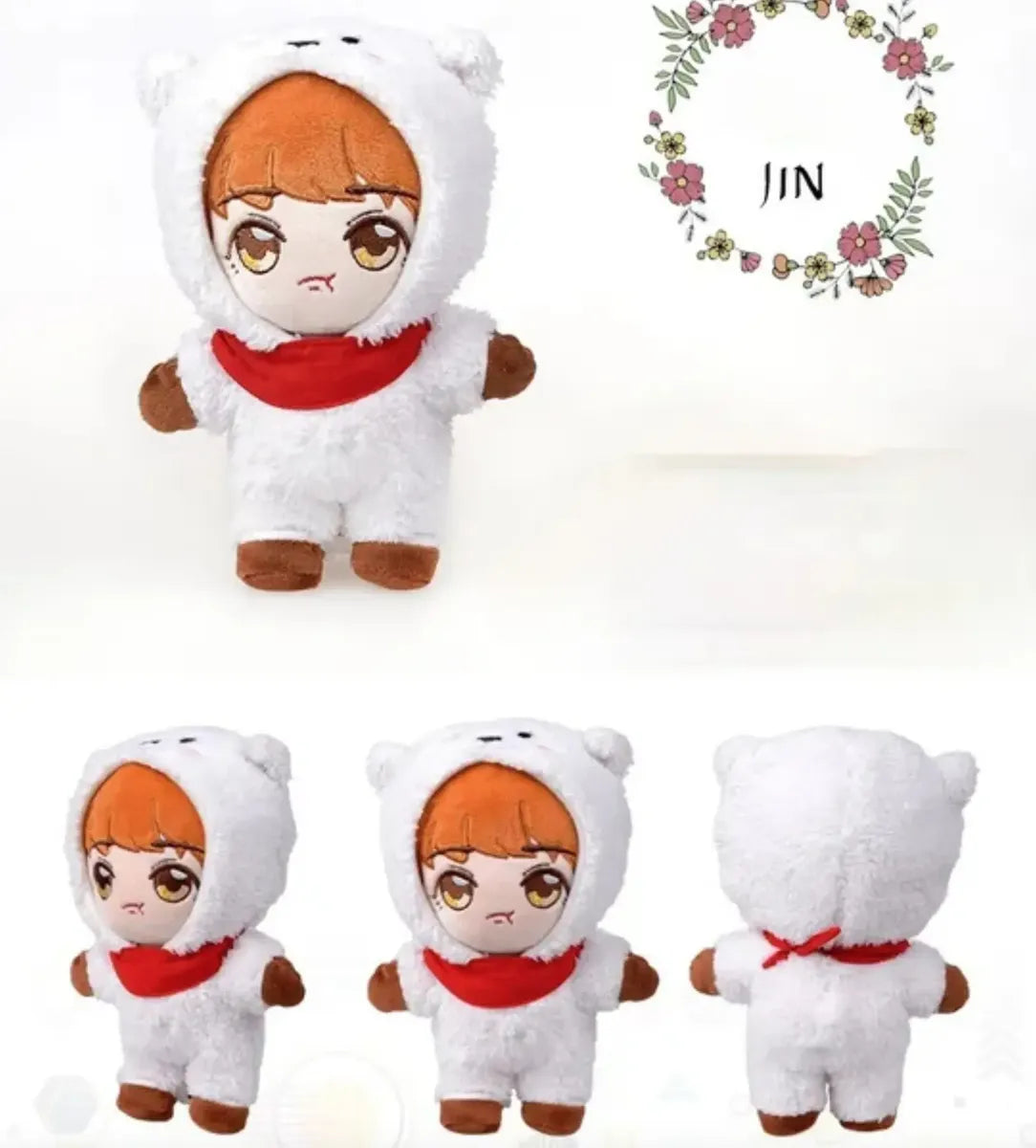 BT21 RJ Jin Doll Plush – 22 cm — image 3