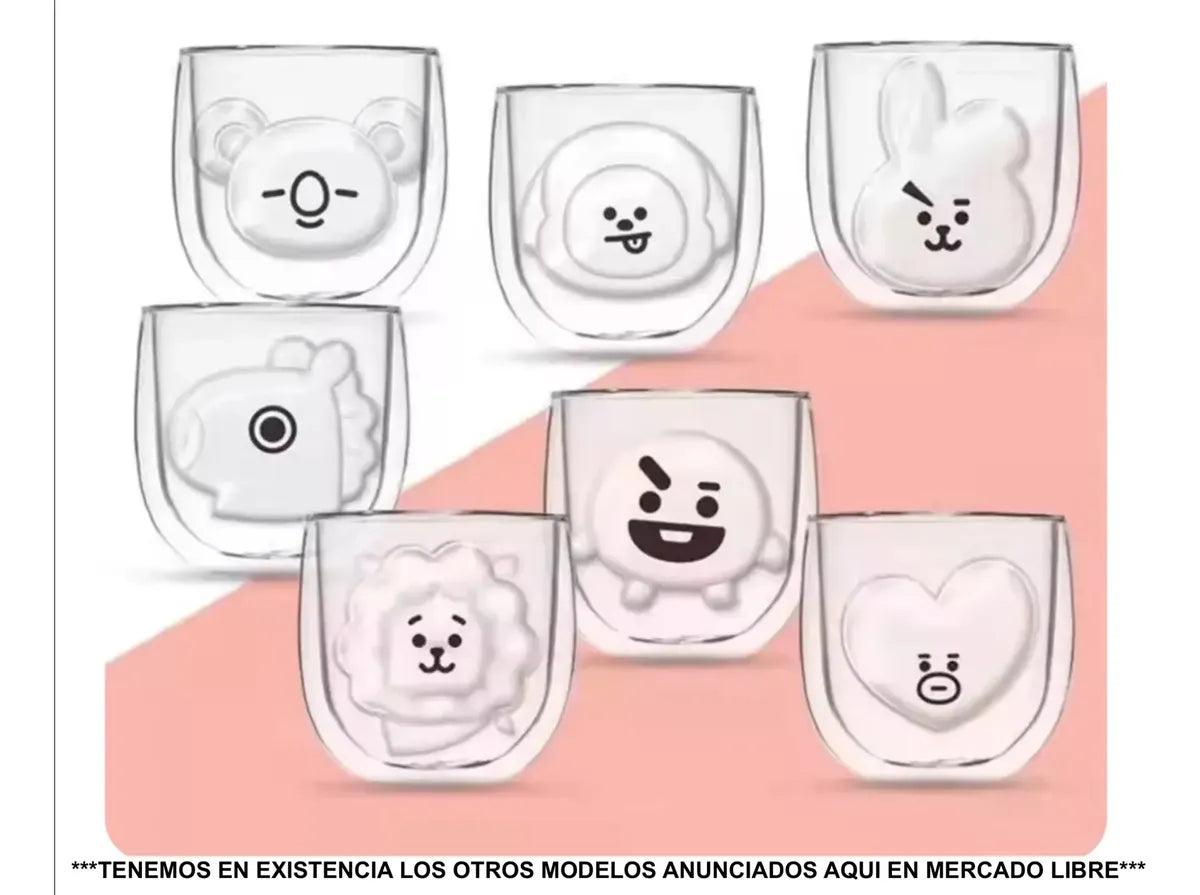 BT21 Shooky Glass Cup – 300 ml — image 5