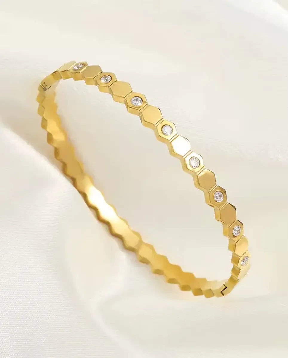 Love Next Door Gold-Tone Proposal Bracelet — image 1