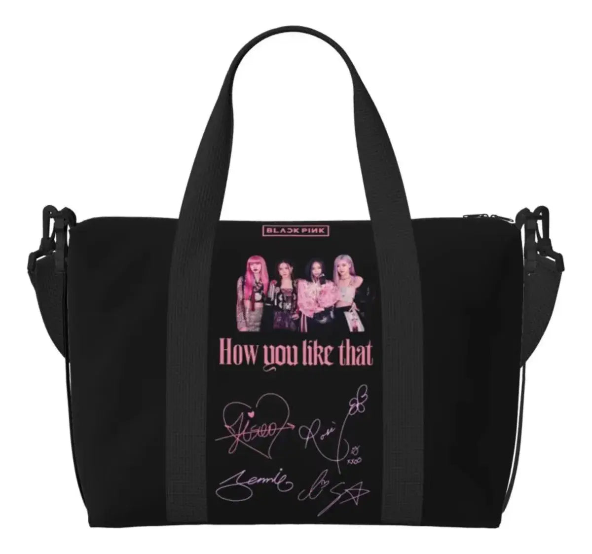 BLACKPINK black and pink signature shoulder bag Model 002 – image 1