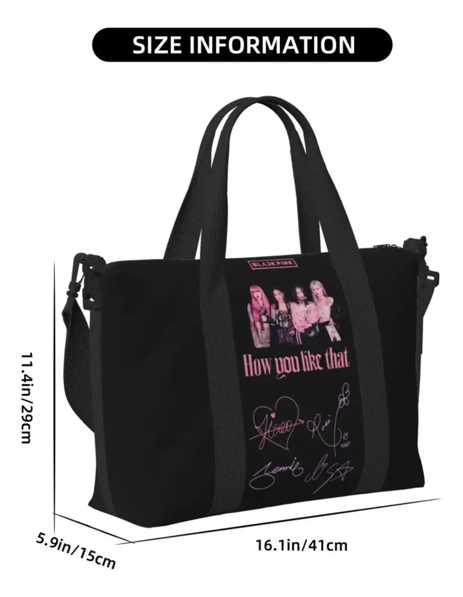 BLACKPINK black and pink signature shoulder bag Model 002 – image 2