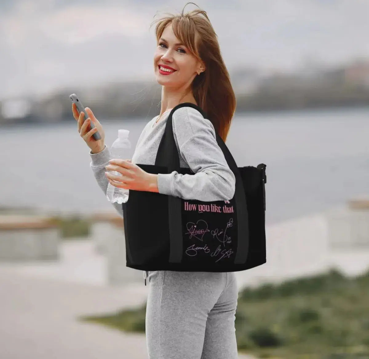 BLACKPINK black and pink signature shoulder bag Model 002 – image 5