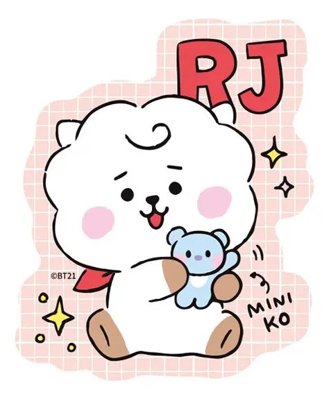 BT21 RJ Necklace & Earrings Set — image 4