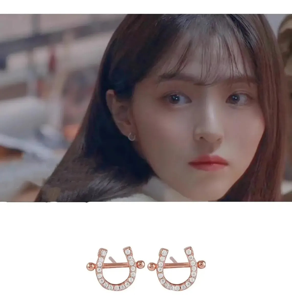 Nevertheless Horseshoe Drop Earrings — image 3