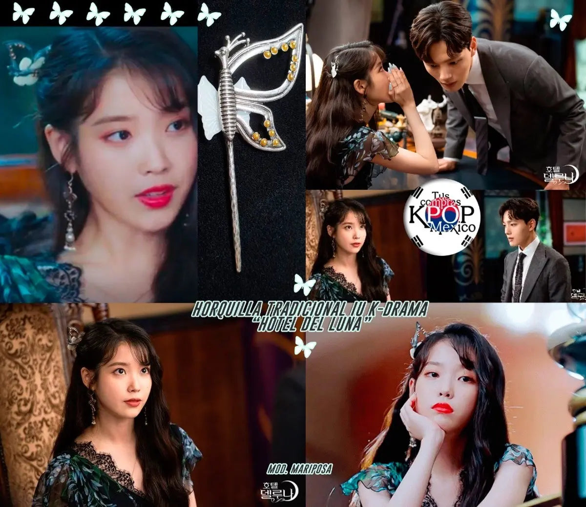 Hotel Del Luna Butterfly Hairpin — image 1