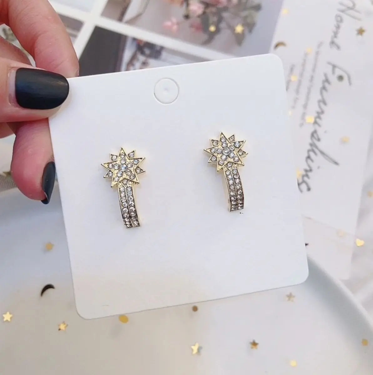 Crash Landing on You Crystal Drop Earrings — image 9