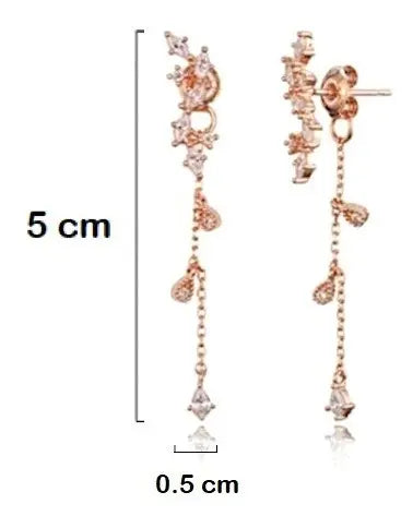 Memories of the Alhambra Leaf Drop Earrings — image 3