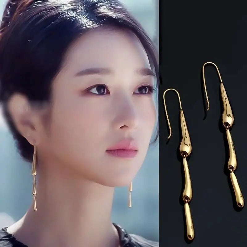 It's Okay to Not Be Okay Long Drop Earrings — image 1