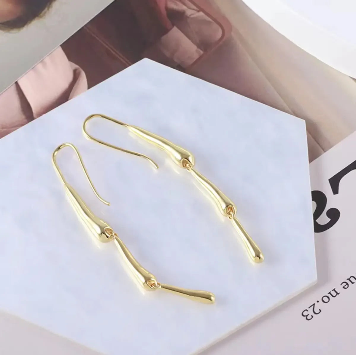 It's Okay to Not Be Okay Long Drop Earrings — image 2
