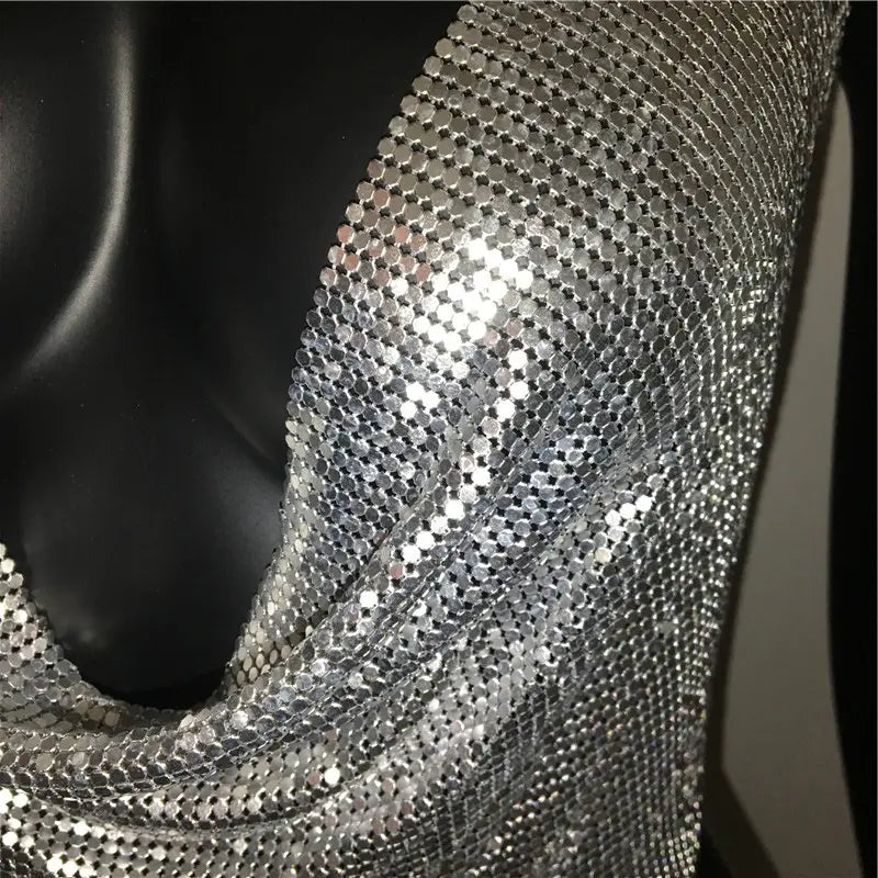 Silver Chain Party Top – One Size — image 4