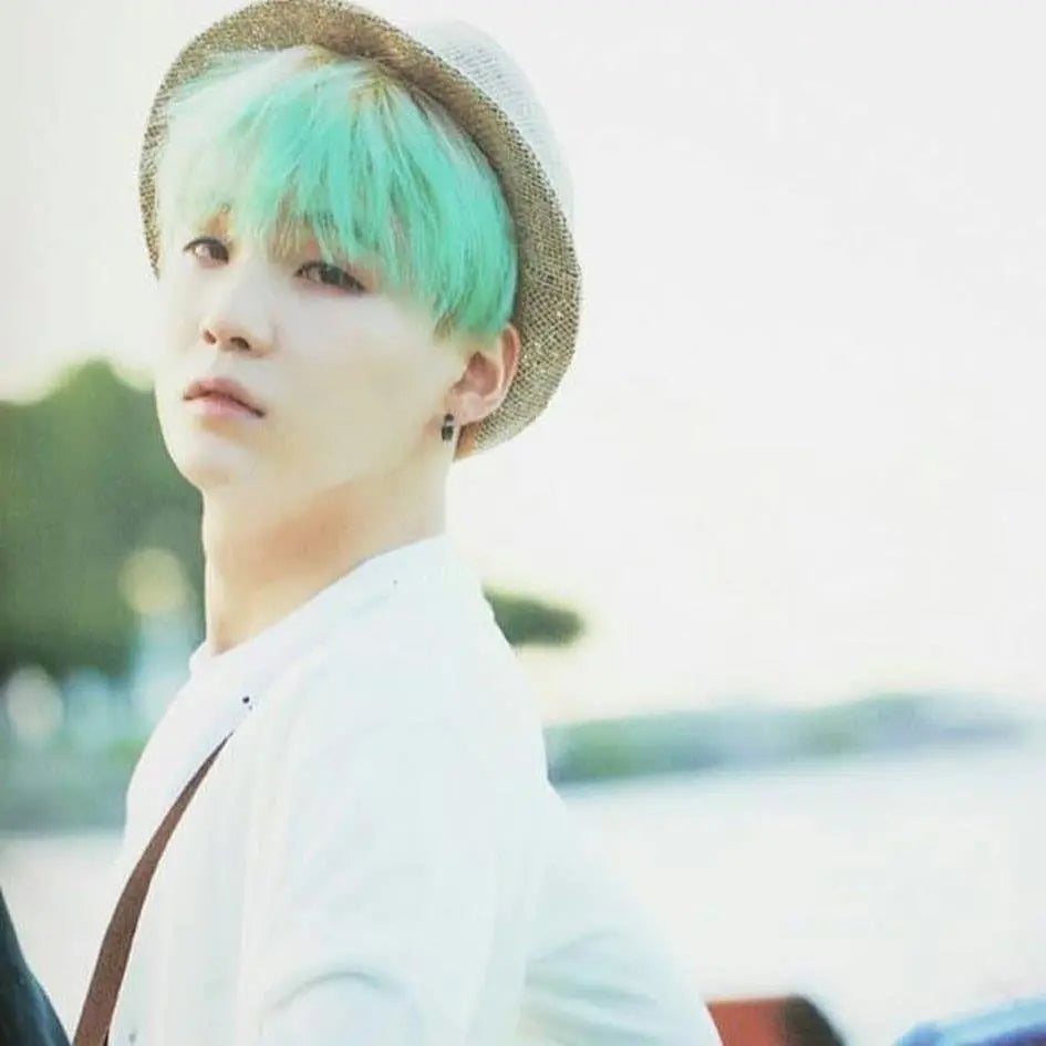 BTS SUGA Black Hoop Earrings — image 3