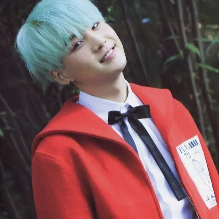 BTS SUGA Black Hoop Earrings — image 4