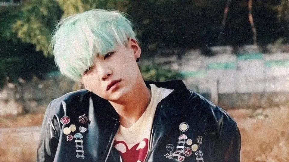 BTS SUGA Black Hoop Earrings — image 6
