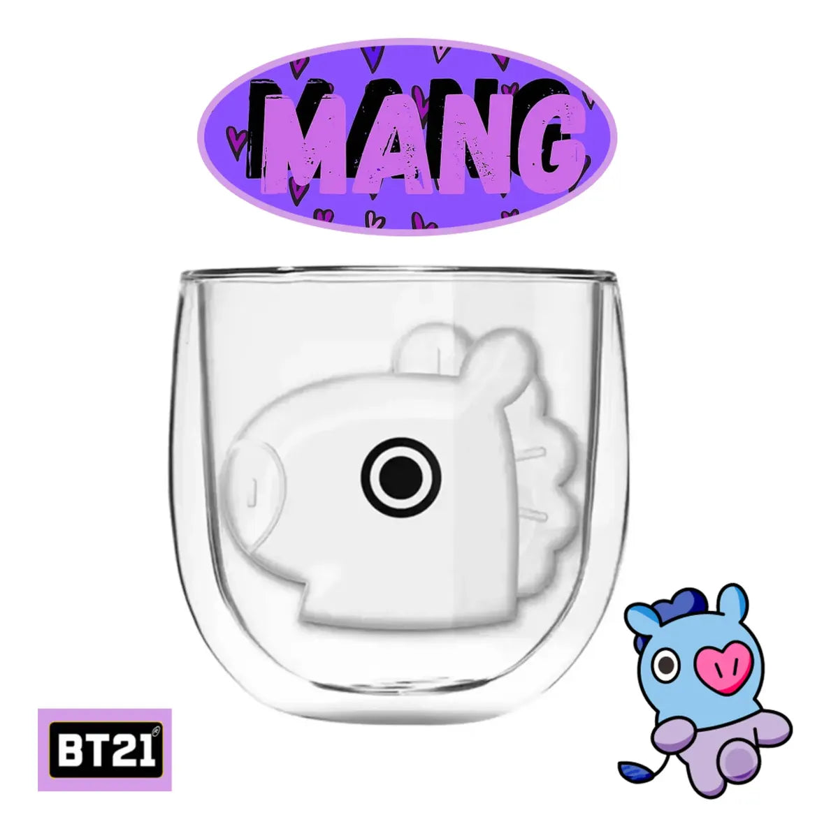 BT21 Mang Glass Cup – 300 ml — image 1