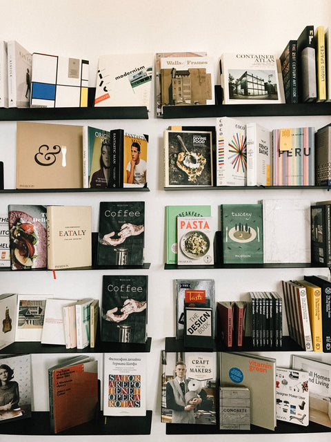 Books on display